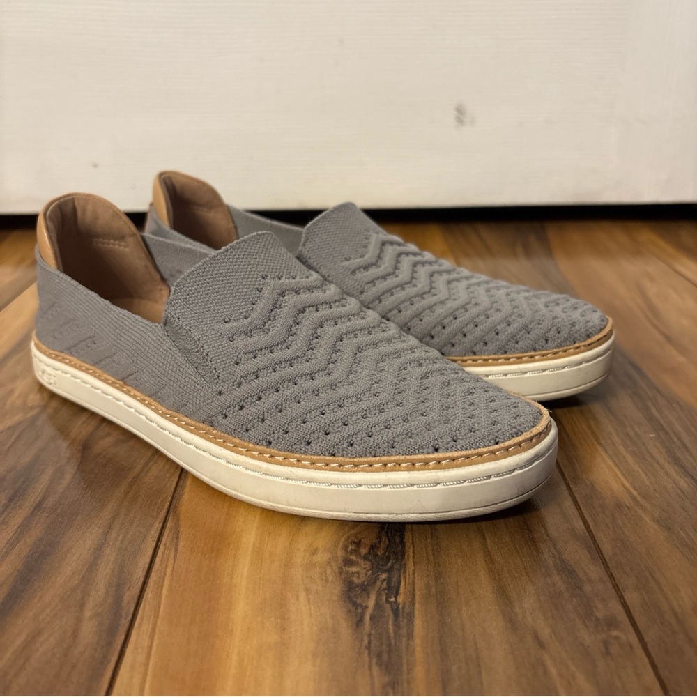 UGG Sammy Chevron Gray Women's Slip-On Flats